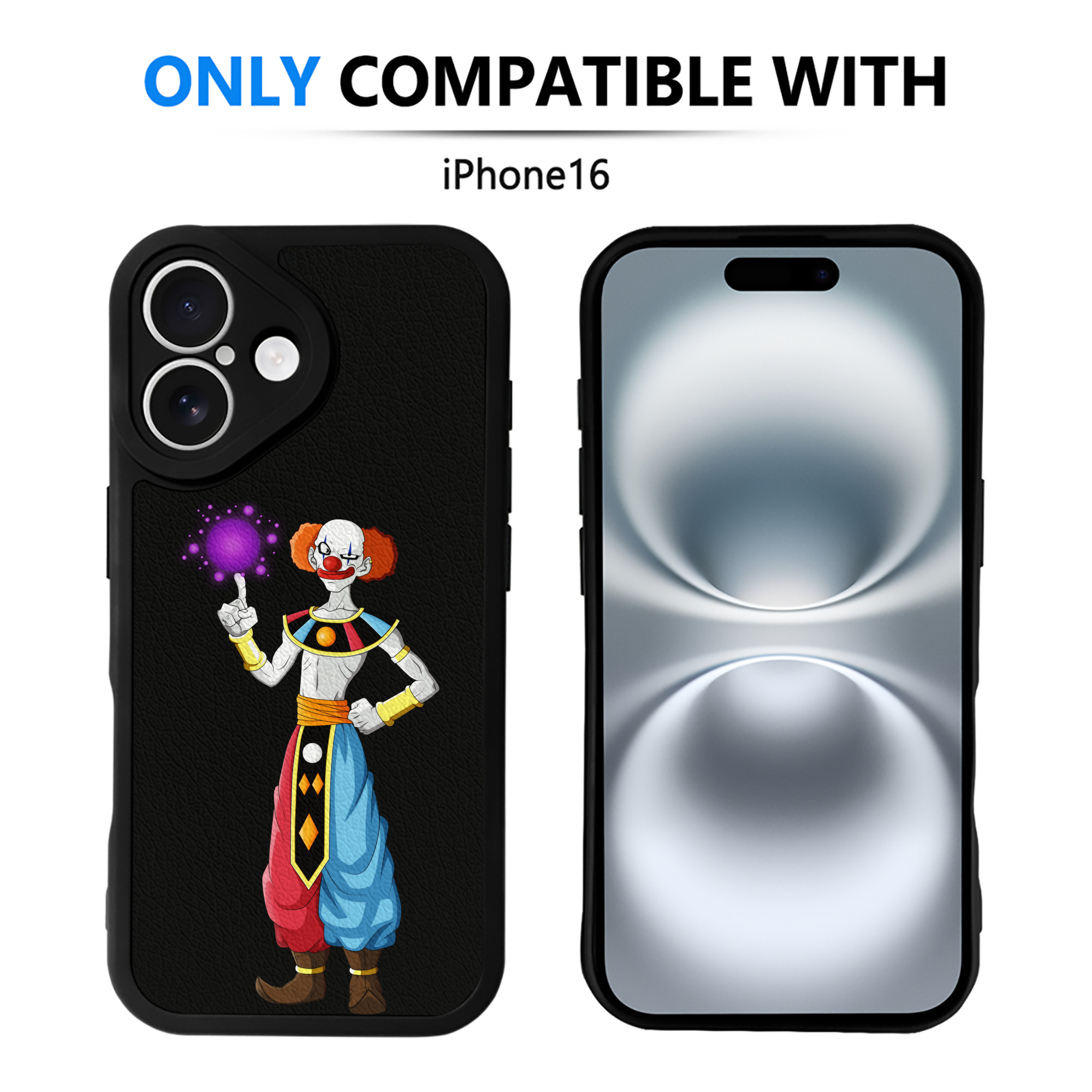 （画像用） ドラゴンボール DRAGON BALL 【iPhone 16シリーズ対応】シリコンスマホケース（レザー調） 材質：シリコン